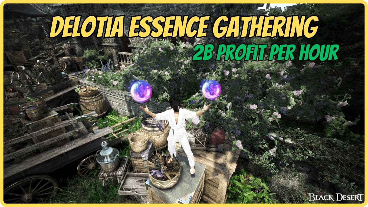 BDO | Delotia Essence Gathering  | 3000 Mastery | 2025