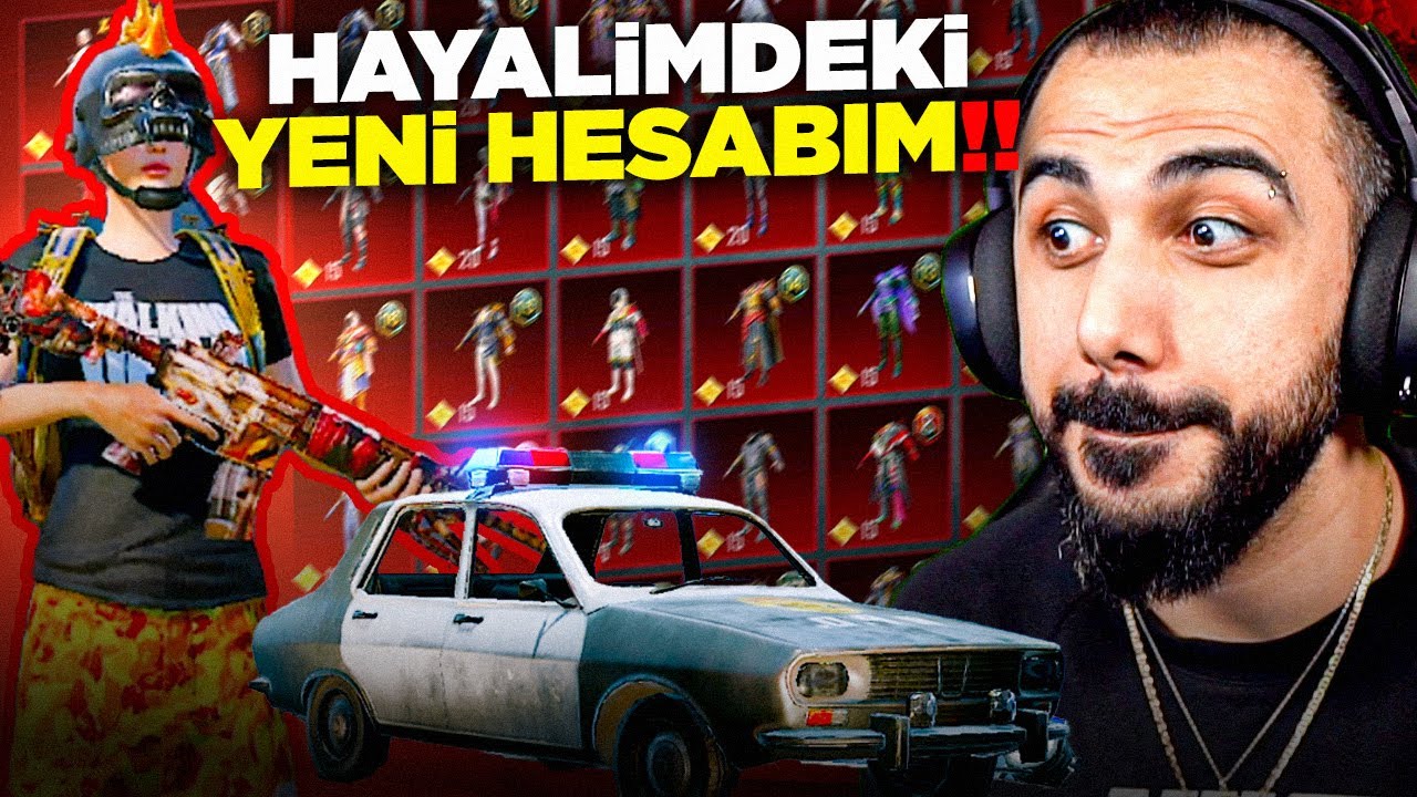 YENİ PUBG MOBILE HESABIM!! 😱 (HAYALİMDEKİ HESAP)