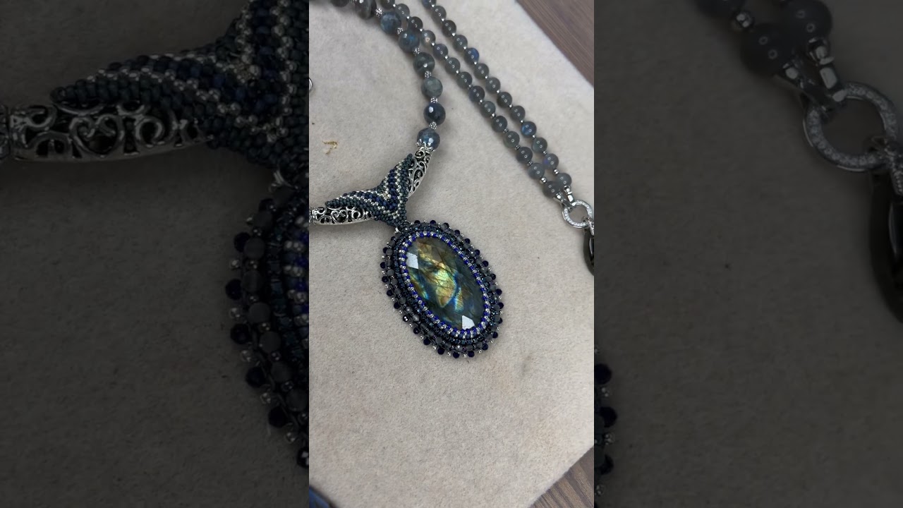 Коллекция украшений с лабрадором #шайдова #jewelry #украшения #лабрадор #авторскиеукрашения