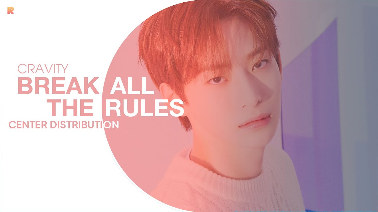 CRAVITY Break all the Rules Center Distribution (Color Coded)