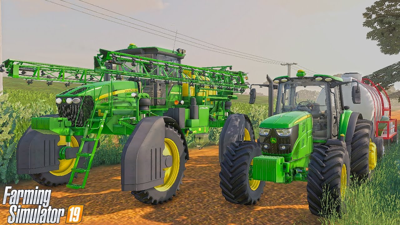 ALUGUEI UM PULVERIZADOR 4730 DA JOHN DEERE || PARANAZÃO V2 || FARMING SIMULATOR 19 || #52 G29