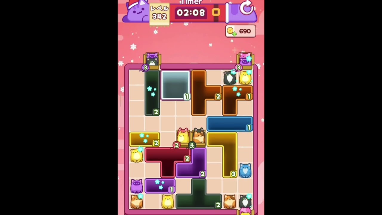 【落ちにゃん】激ムズの３４２ステージ