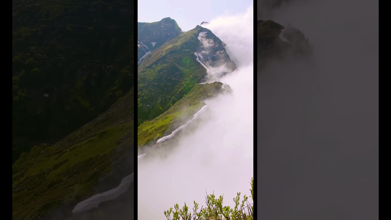 Cloud covered peaks 💯😍   #clouds #shortoftheday #trendingshorts #topsearch