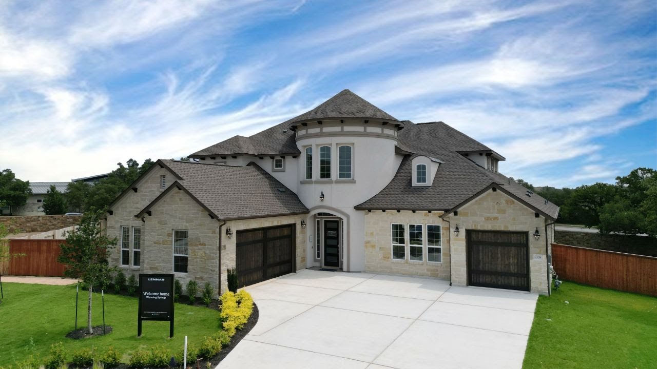 4600+ sq ft Sumara plan with Lennar Homes in Round Rock, TX | Wyoming Springs