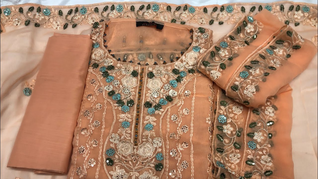 Bin Hameed luxury party dress from "Alo collection" original Pakistani dress ✅ 