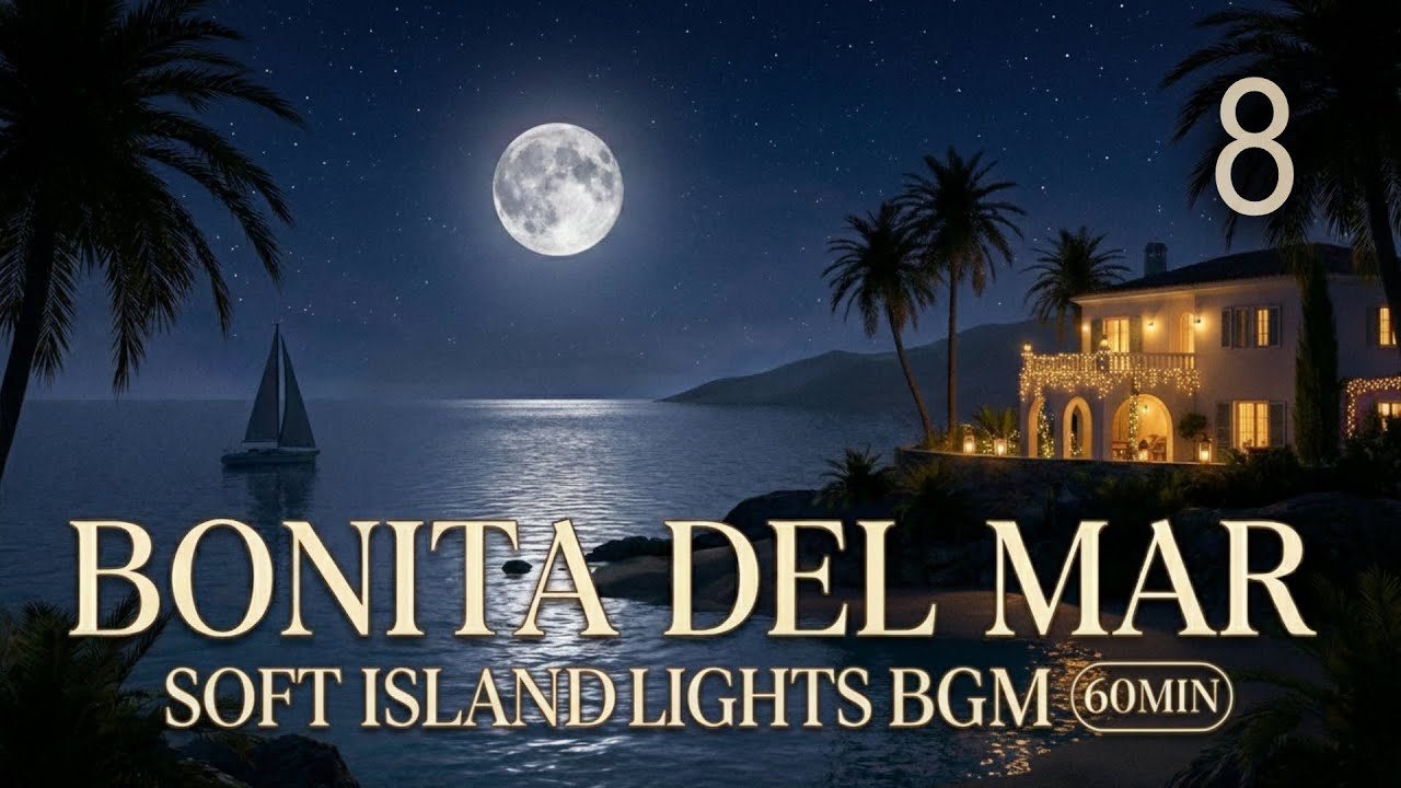 08_Bonita del Mar – Soft Island Lights (Official Audio) Island Instrumental BGM (60min)