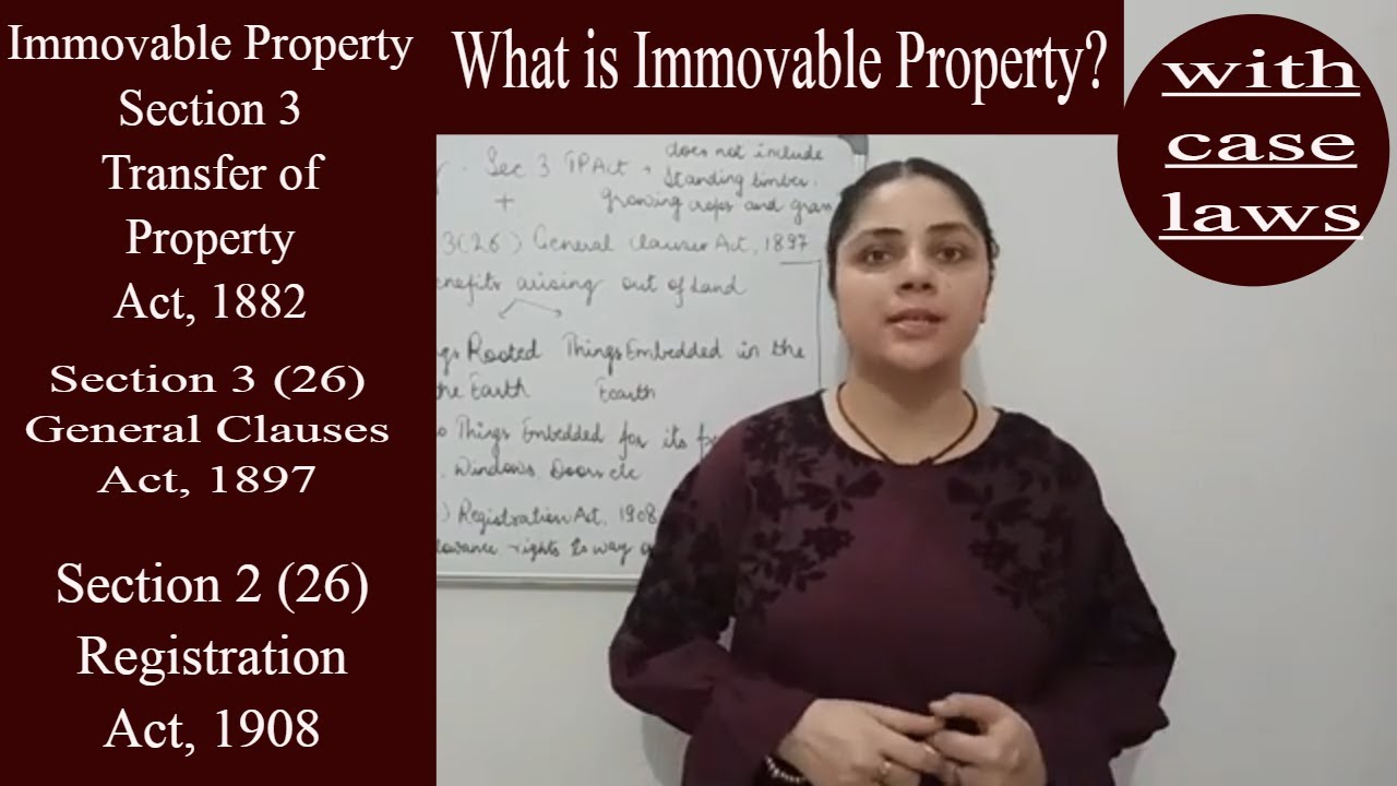 Immovable Property || Transfer of Property Act  || #immovableproperty #tpact #transferofproperty