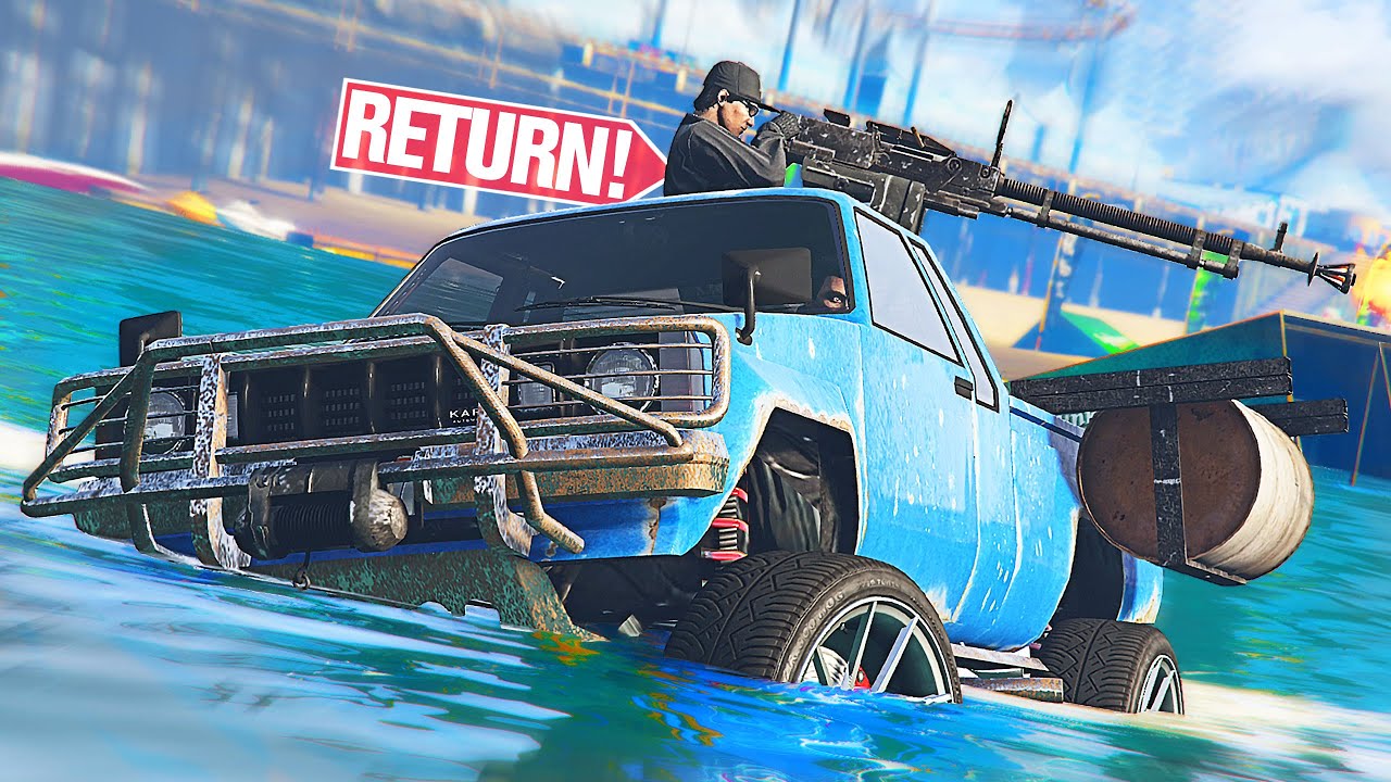 Trolling with the Top Gear Boat Truck in GTA 5 Online!