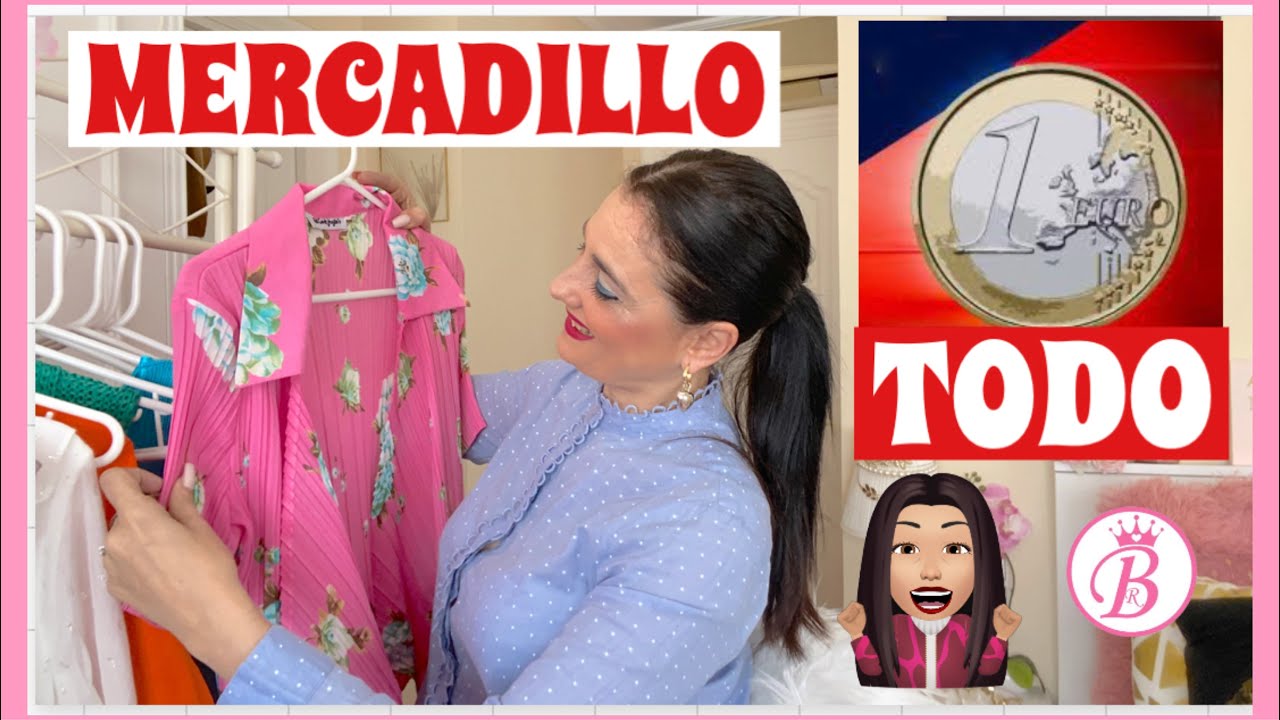 👚 MERCADILLO || COMPRAS A 1 EURO 💶 || Shopping con Belén