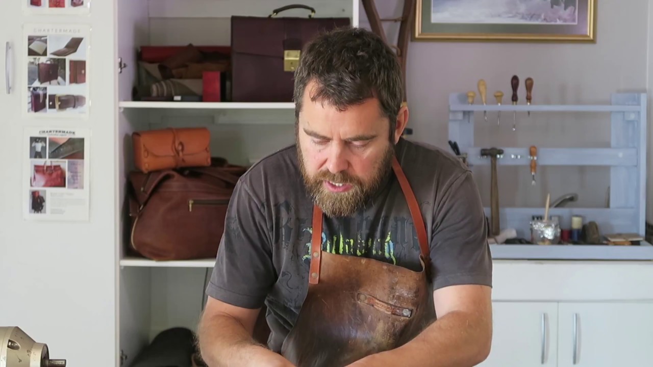 How to sharpen and strop your skiving knife