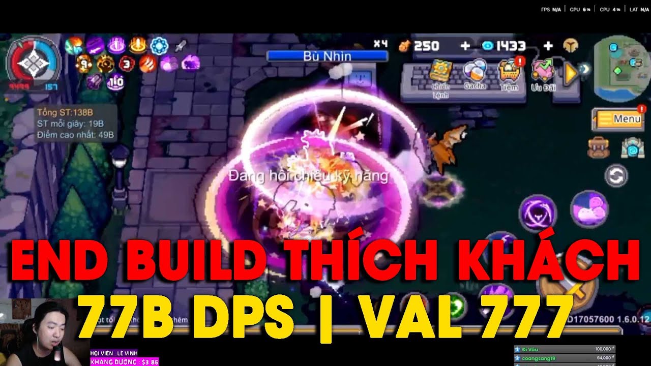 End Build Thích Khách 77B DPS Val 777 | SS2 Soul Knight Prequel #Công