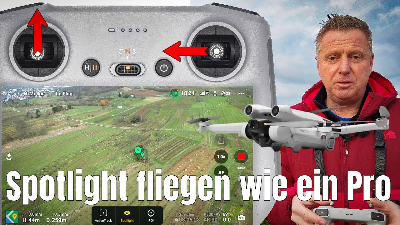 DJI Mini 3 Pro Spotlight fliegen wie ein Pro #fliegmitfranki