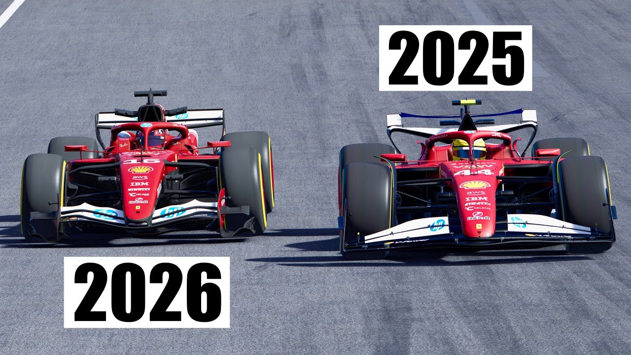 Ferrari F1 2026 Charles Lecerc vs Ferrari F1 2025 Lewis Hamilton - Monza GP