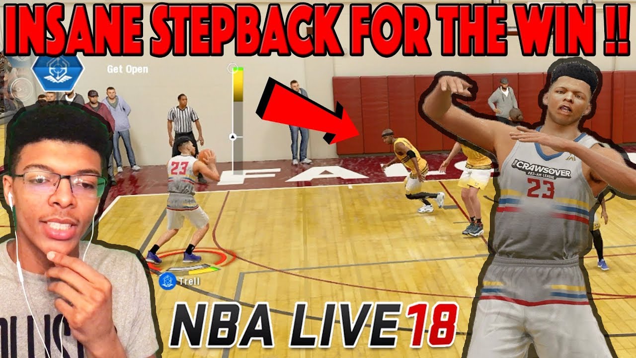 NBA Live 18 - Wing Shooter Is A GOAT !! Crazy Stepback For The Win !! Crazy Ankle Breakers !!