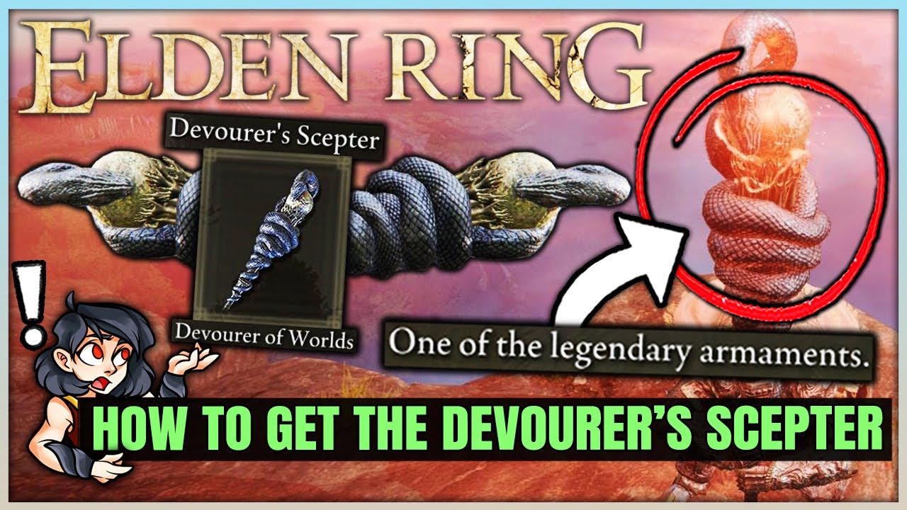 How to Get DEVOURER'S SCEPTER - RIDICULOUS Legendary Armament - Secret Weapon Location - Elden Ring!