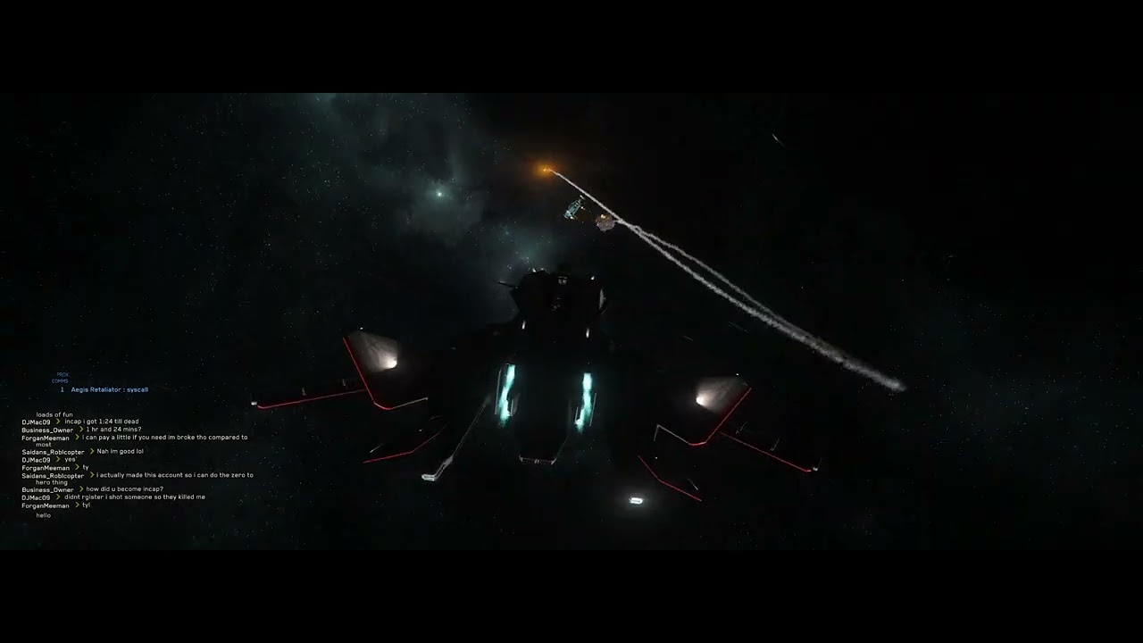 Aegis Retaliator vs an Idris (Critical Threat Combat Beacon) | Star Citizen 3.17.4