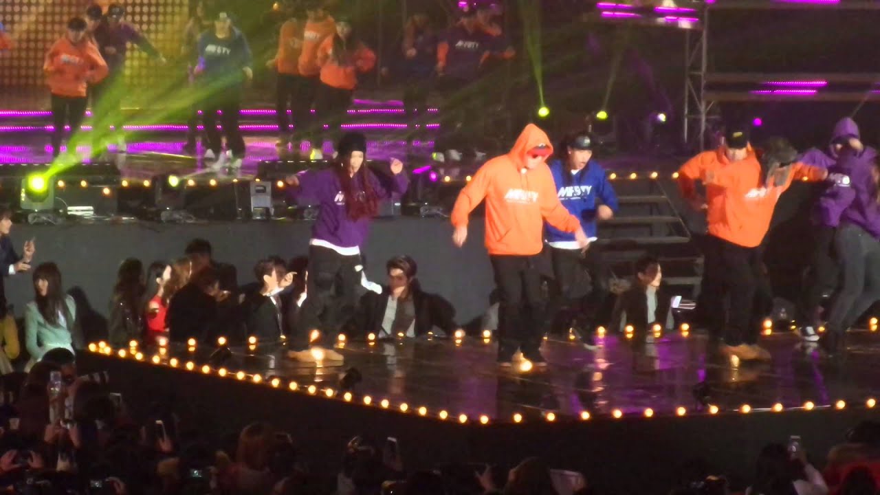 160114 하이원 서울가요대상 방뛰기방방 박찬열 with 엑소