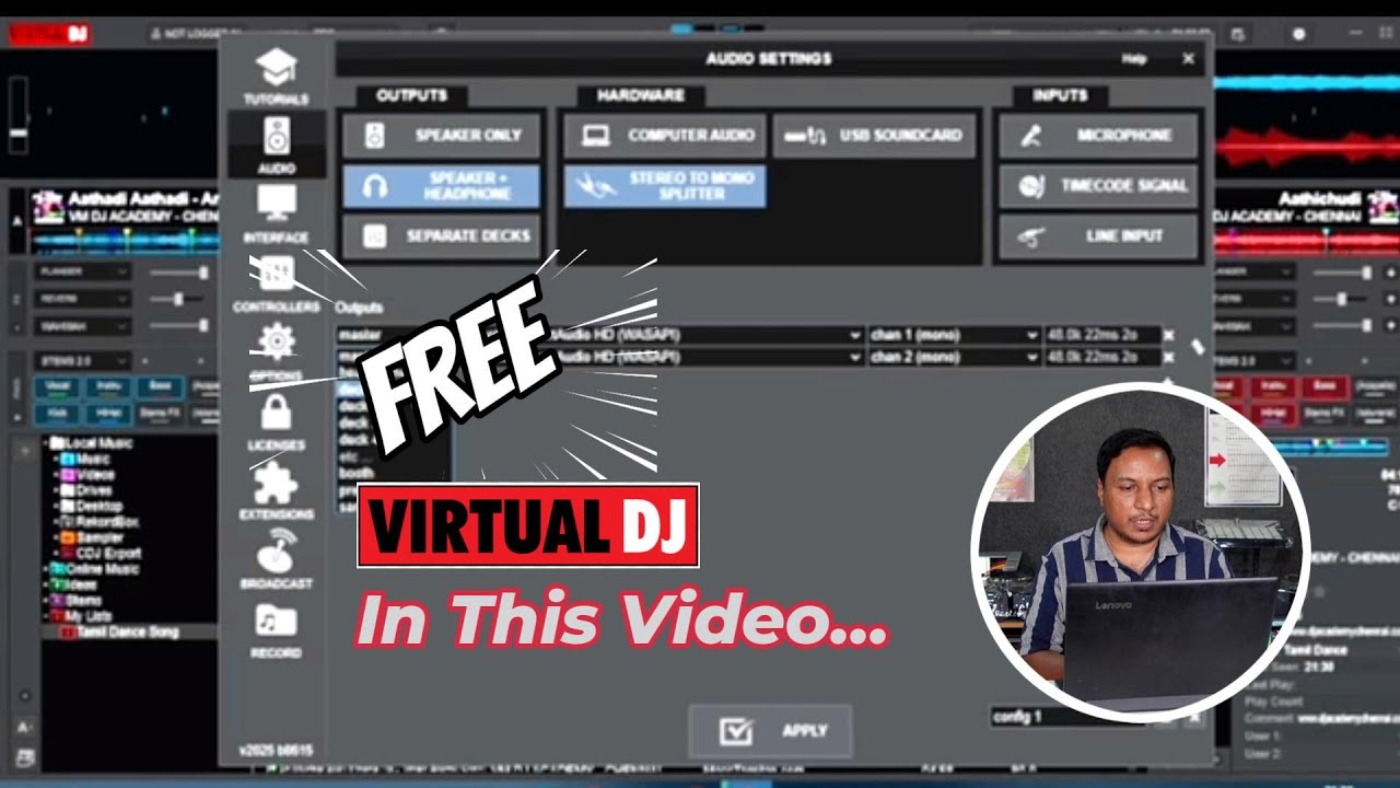 Beginner DJ Virtual DJ Free Download Basic DJ with Laptop No Need DJ Controller