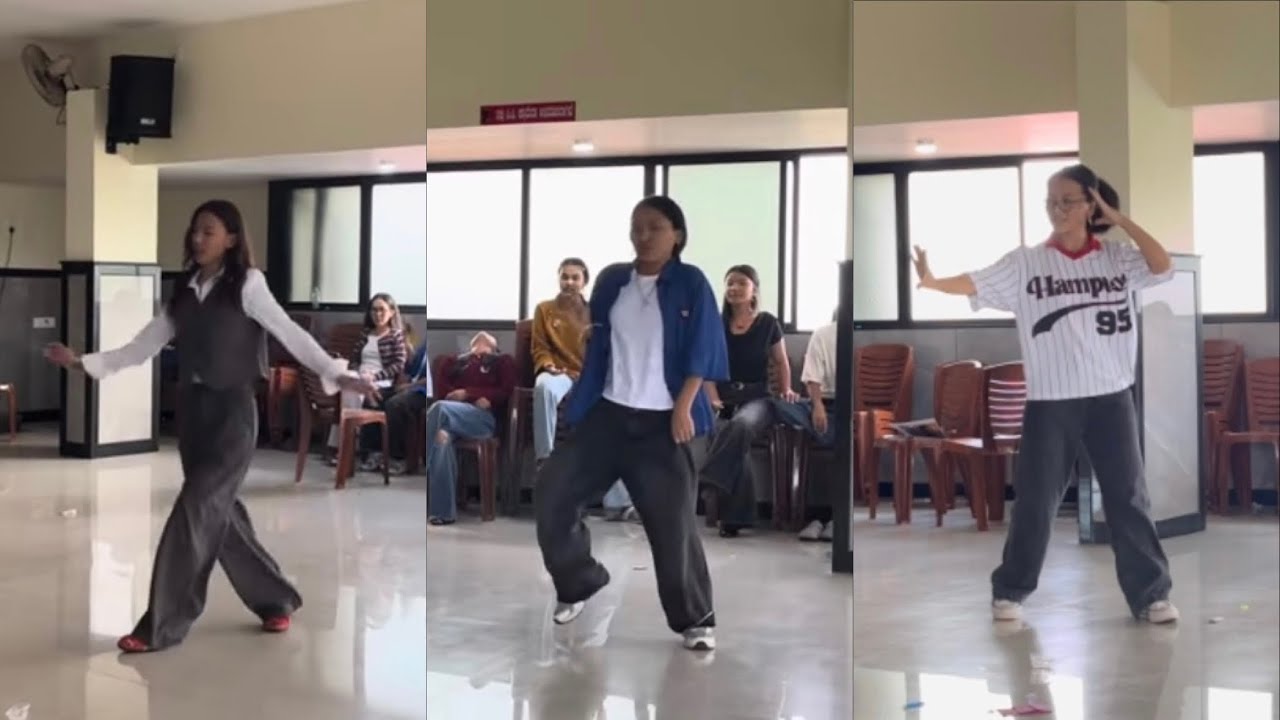Freshers Day Dance Performance 💃ch-9 #tibetan #freestyledance #mangalore 