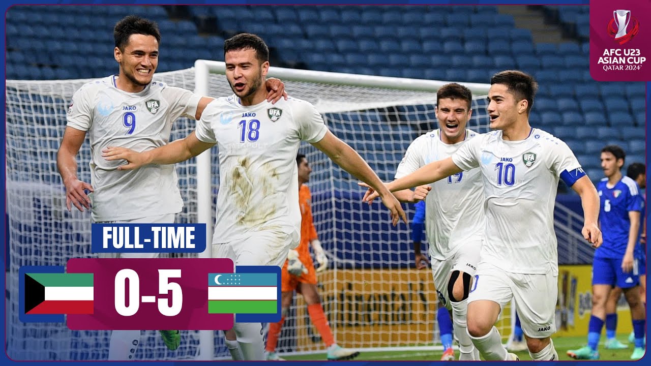 Full Match | AFC U23 Asian Cup Qatar 2024&trade; | Group D | Kuwait vs Uzbekistan