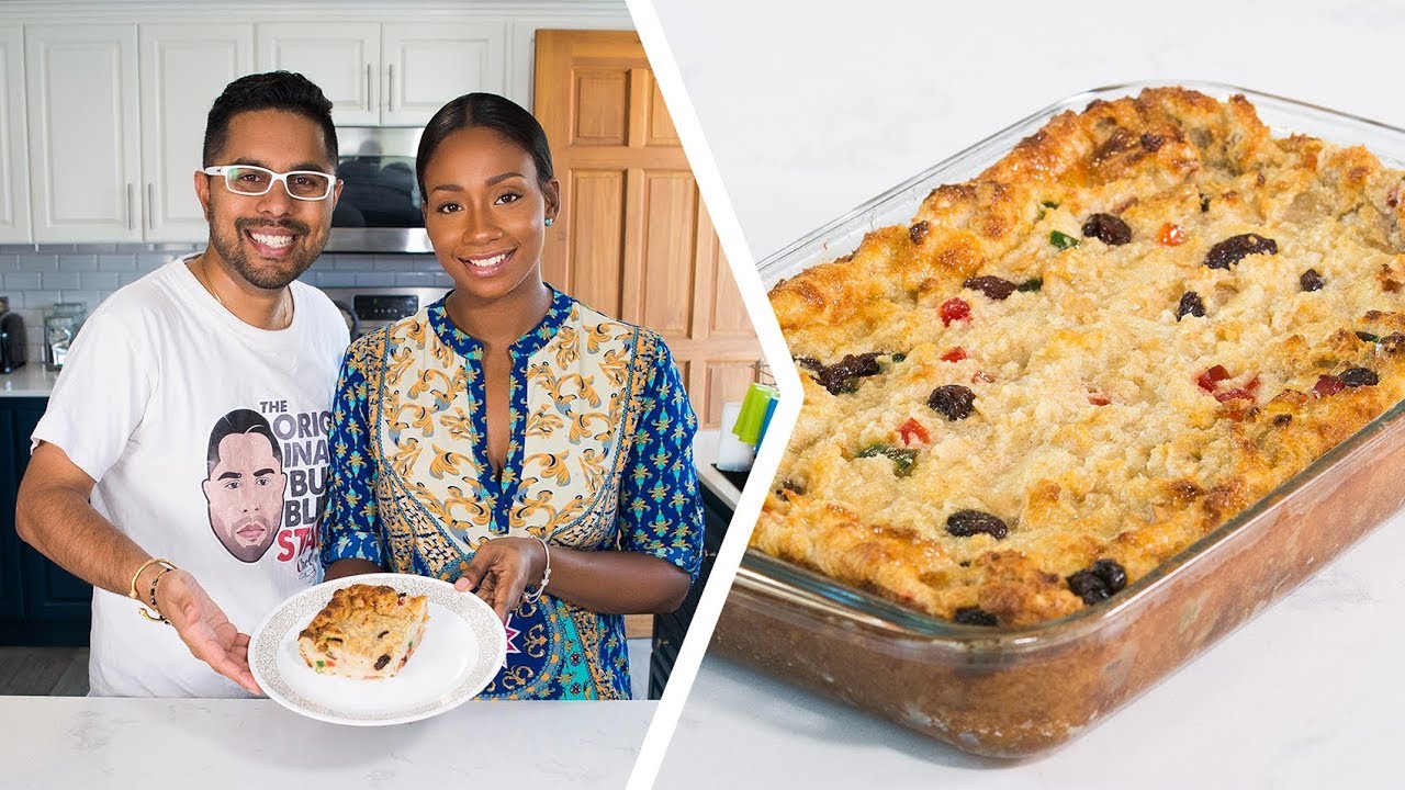 How To Make Trini Bread Pudding | Foodie Nation