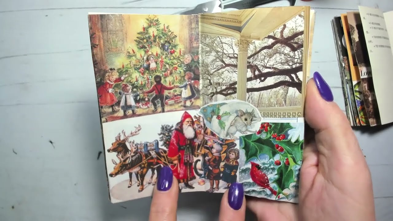 Mini Tiny Gluebook Spread
