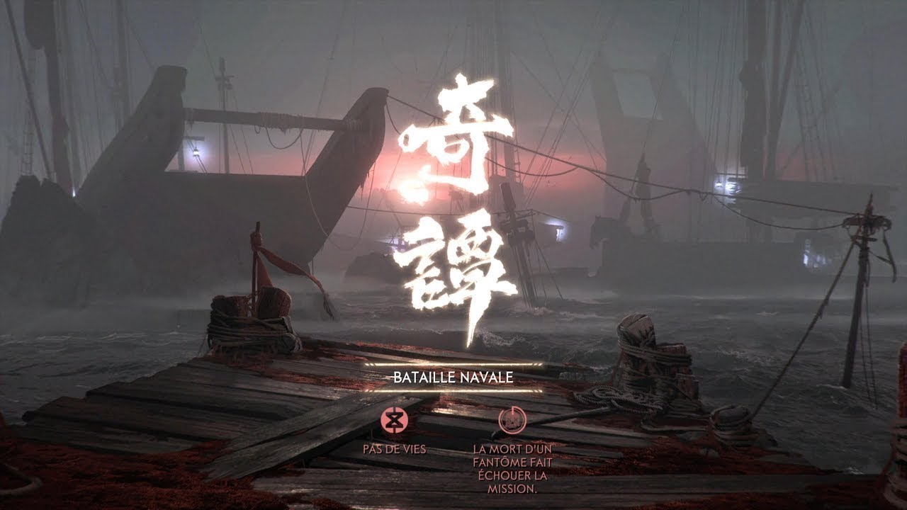 SPEEDRUN GHOST OF TSUSHIMA HISTOIRE CAUCHEMAR - BATAILLE NAVALE EN 4:31 SCORE 932.900