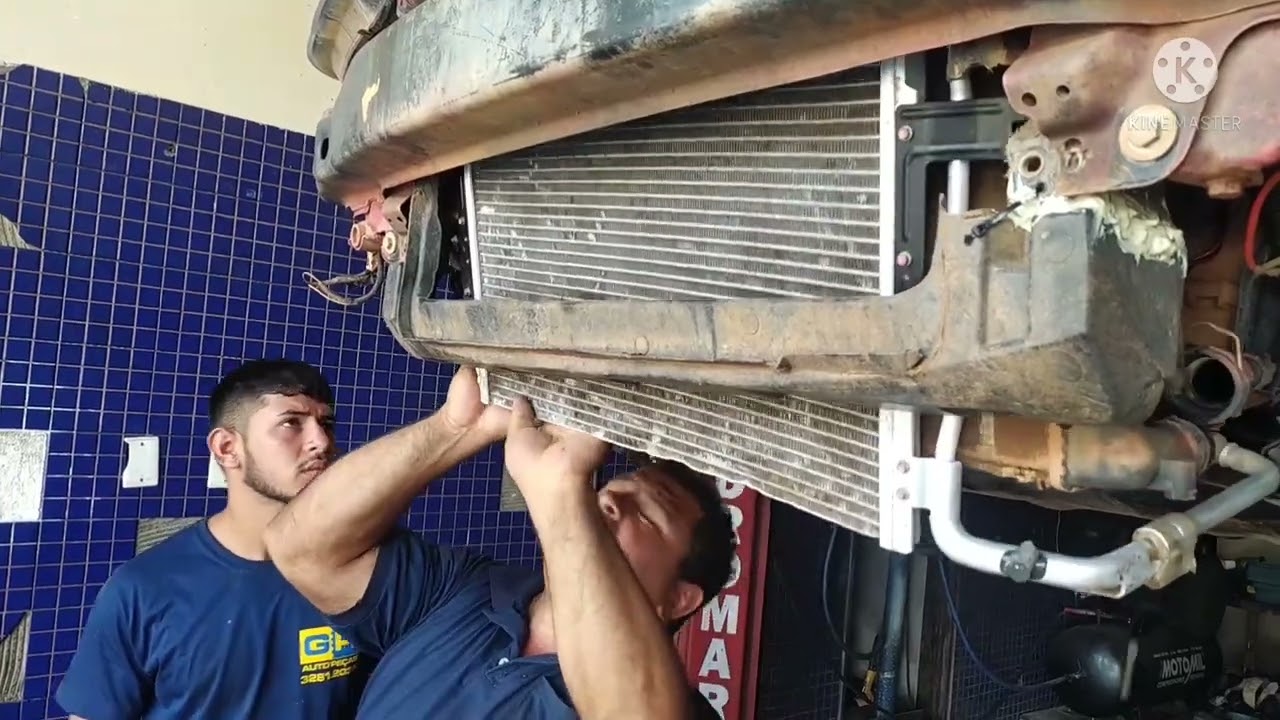 Troca de radiador Volkswagen golf 2012