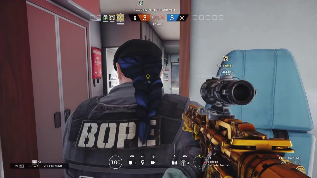 RAINBOW SIX SIEGE (ESCONDITES MAPA AVION) GAMEPLAY ESPAÑOL