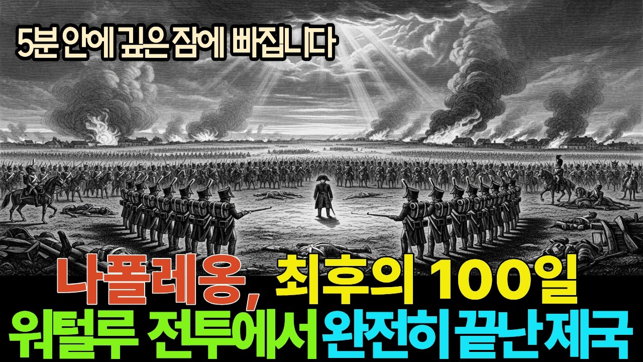 나폴레옹, 최후의 100일 워털루 전투에서 완전히 끝난 제국 |나폴레옹|세계사|전쟁|프랑스