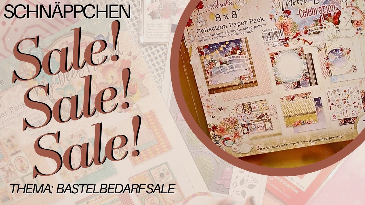 ✂️ 9999 Dinge Bastelmaterial SALE – Bastelbedarf günstig kaufen bis zu 70 Prozent 🎨