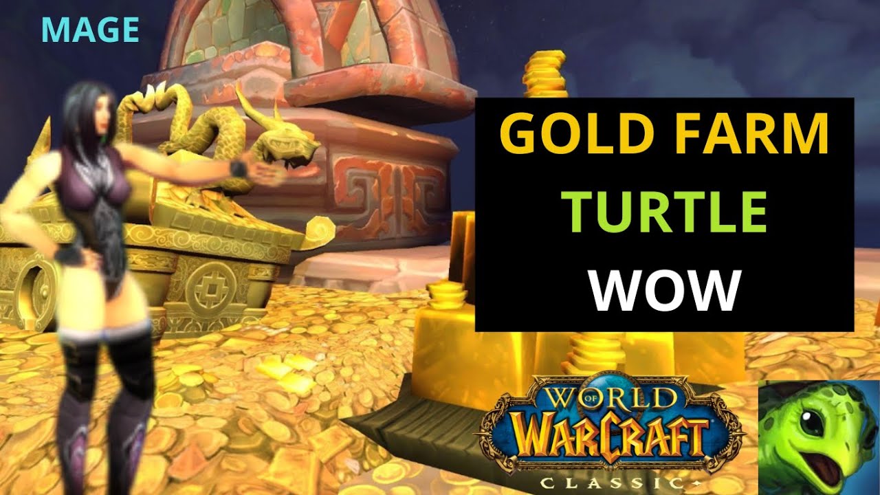 Gold Farm Turtle WoW I Frost Mage I +50 Gold/Hour