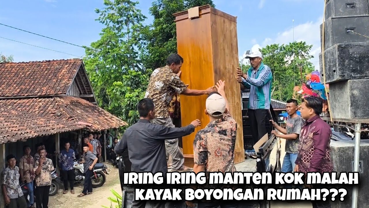 Mantenan Pelosok Desa Di lereng Gunung Serasa Nostalgia Masa Dulu Iki Manten Apa Boyongan Omah?