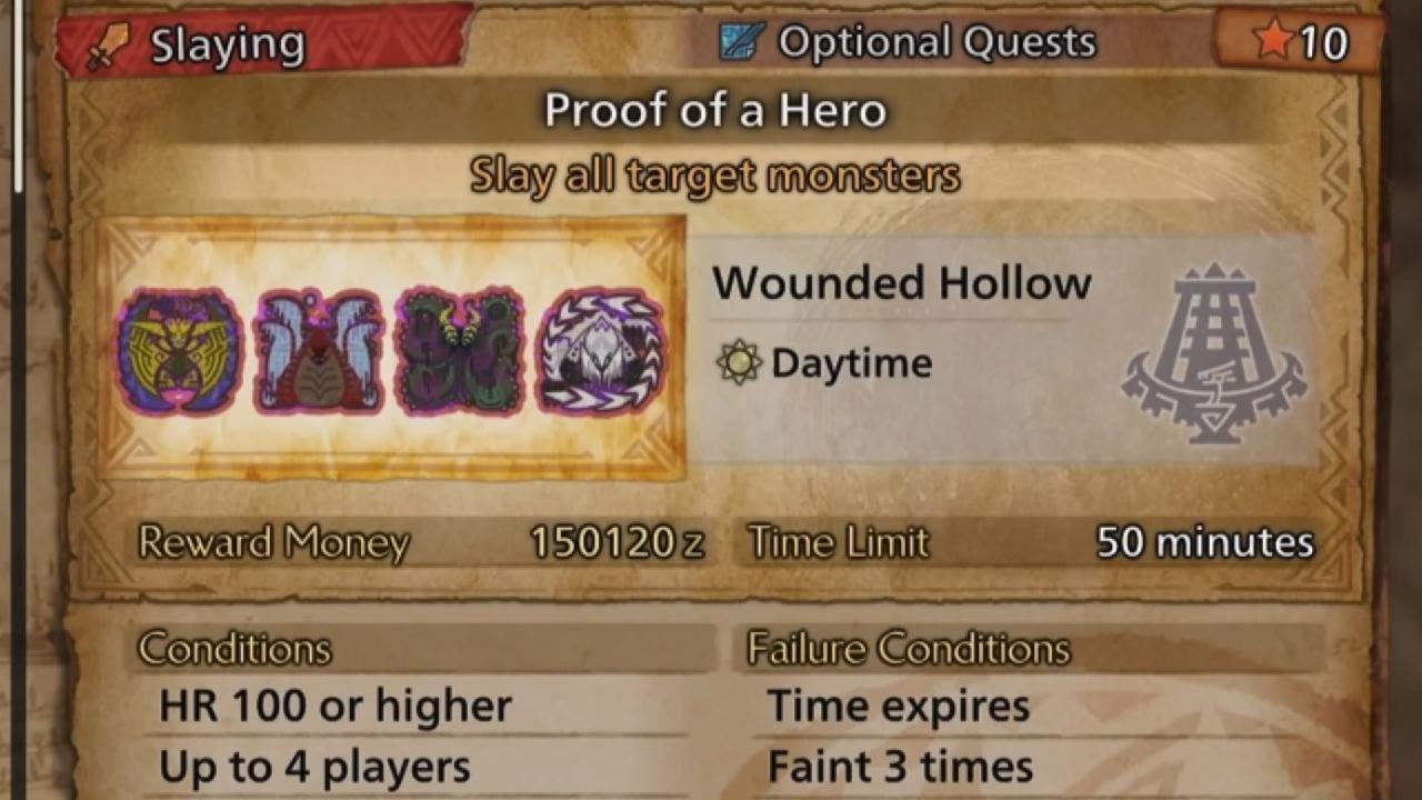 First time doing Proof of a Hero.