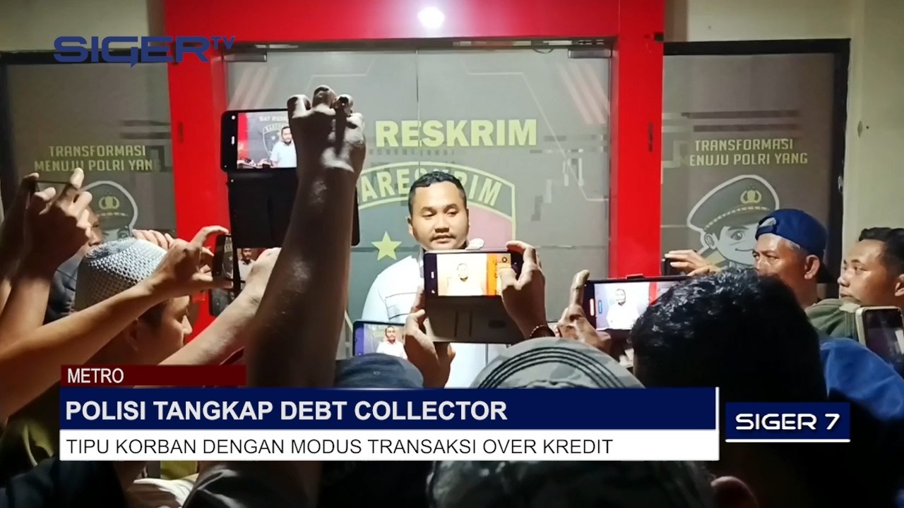 POLISI TANGKAP DEBT COLLECTOR TIPU KORBAN DENGAN MODUS TRANSAKSI OVER KREDIT