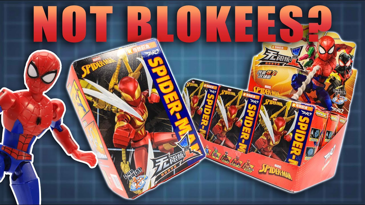 I bought BOOTLEG BLOKEES on Aliexpress?? Live Building KEEPPLEY SPIDER-MAN Wave 1