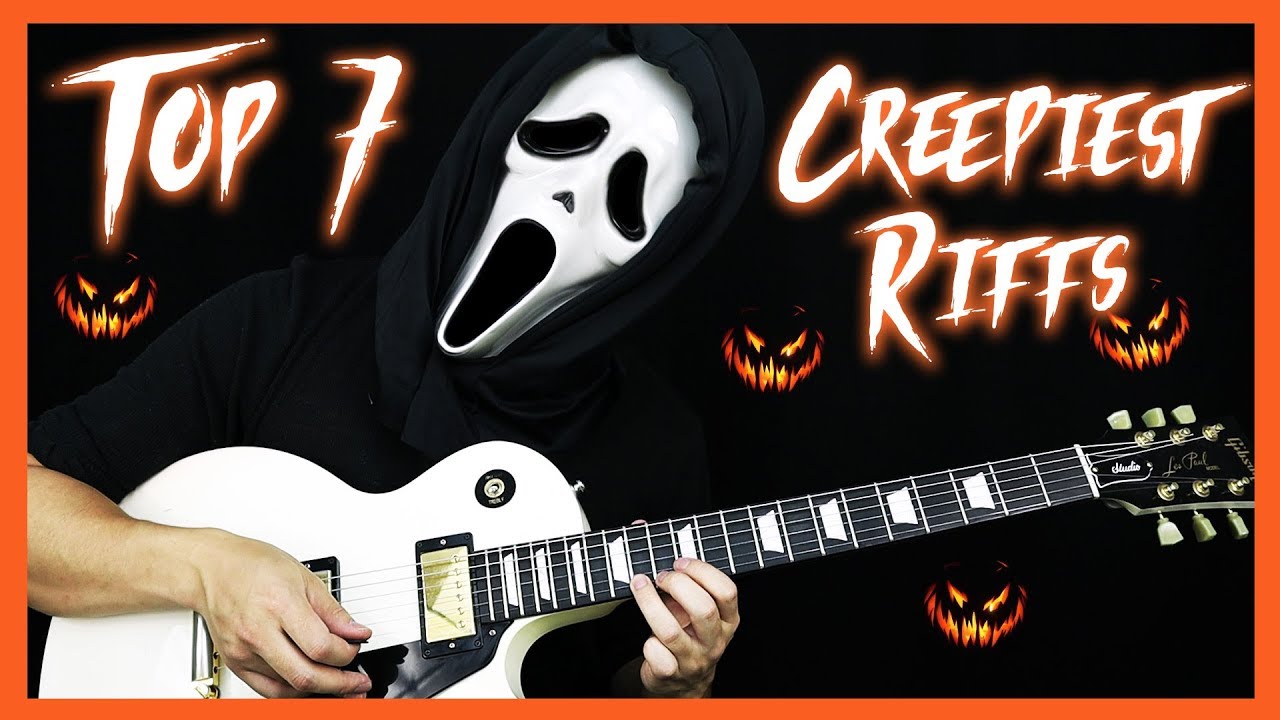 TOP 7 CREEPIEST GUITAR RIFFS - SCARY GUITAR RIFFS FOR HALLOWEEN 🎸🎃