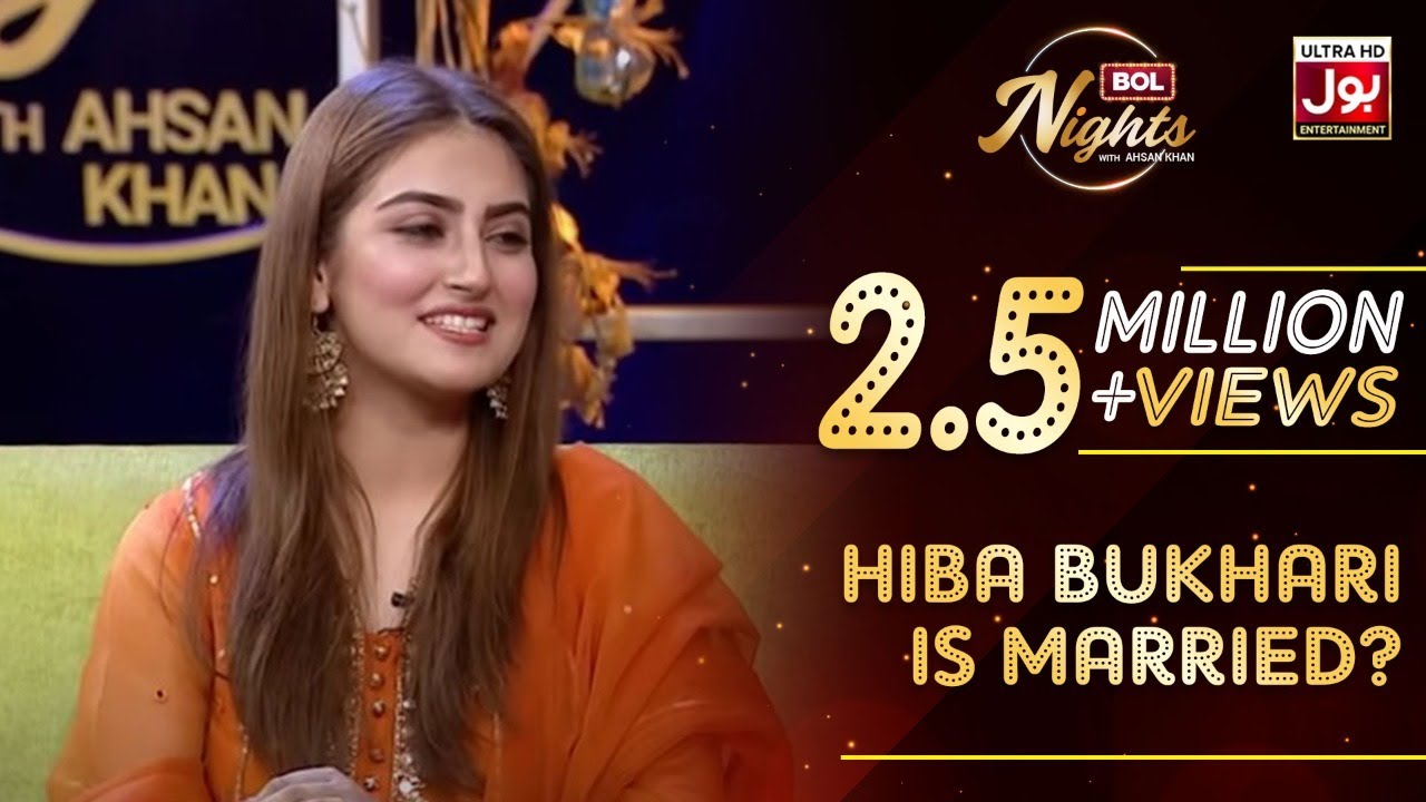 Hiba Bukhari is Married? | BOL Nights With Ahsan Khan | Eid Special