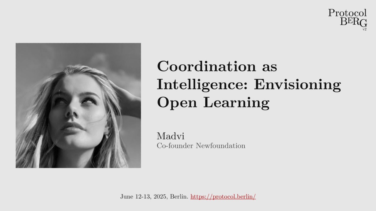 Protocol Berg v2: Madvi - Coordination as Intelligence: Envisioning Open Learning