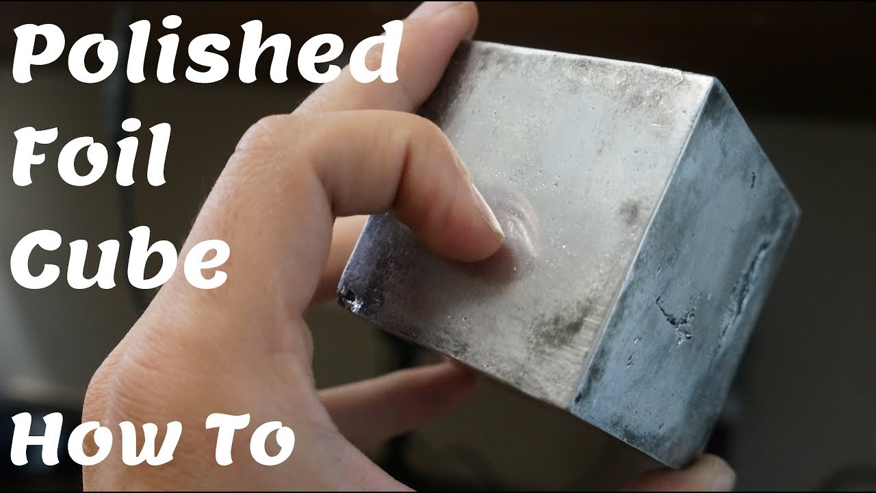 Polished Aluminum Foil CUBE!!!