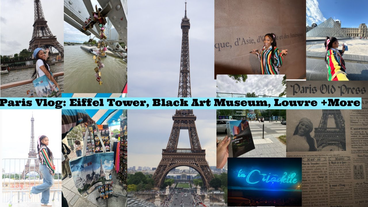 Pais Vlog: Eiffel Tower, Black Art Museum, Louvre + More