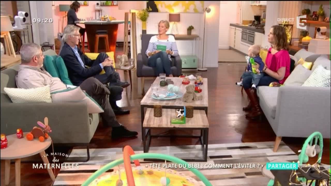 Tête plate du bébé : comment l'éviter ? - Partager - La Maison des Maternelles - France 5