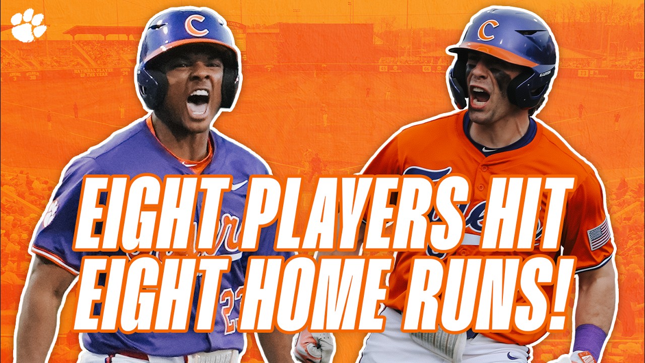 Clemson Baseball || Eight Different Players Hit Eight Home Runs to Start 2024 Season!