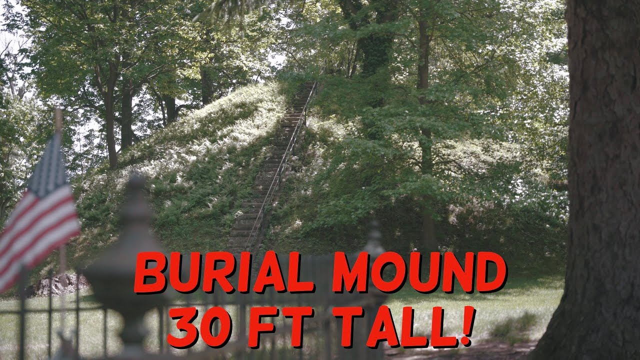 Native American Burial Mound In A Revolutionary War Cemetery