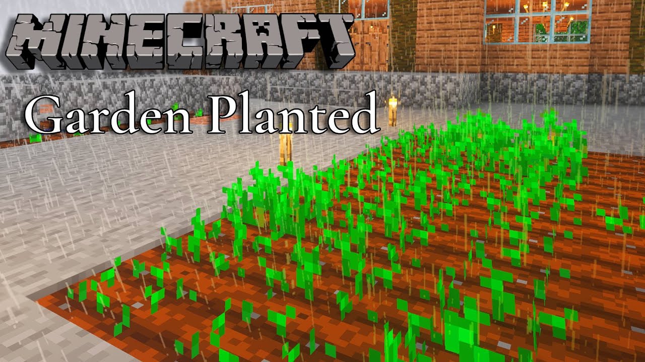 Planting the Garden | Minecraft Survival