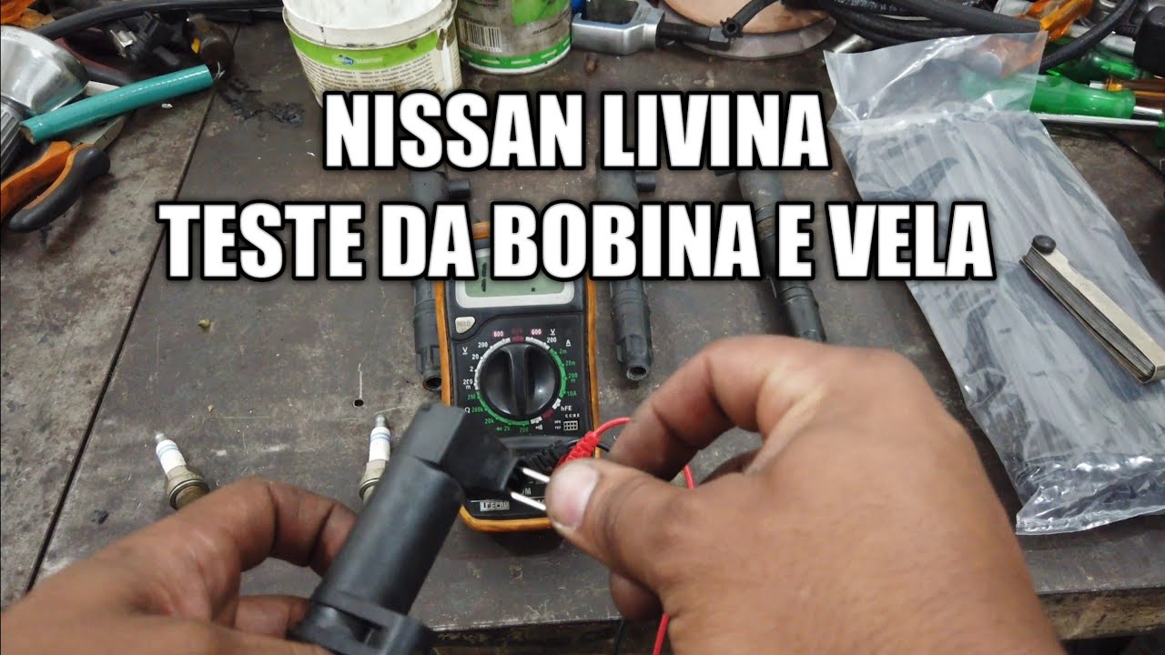 Nissan Livina - Teste de bobina e vela de ignição / Nissan Livina - Ignition Coil and Beautiful Test