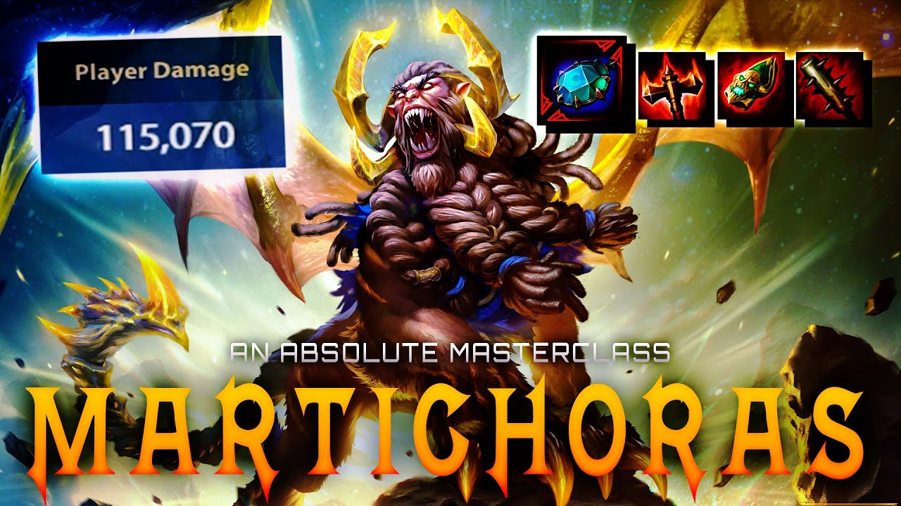 I PLAYED MARTICHORAS ADC AND DID OVER 100K DAMAGE!