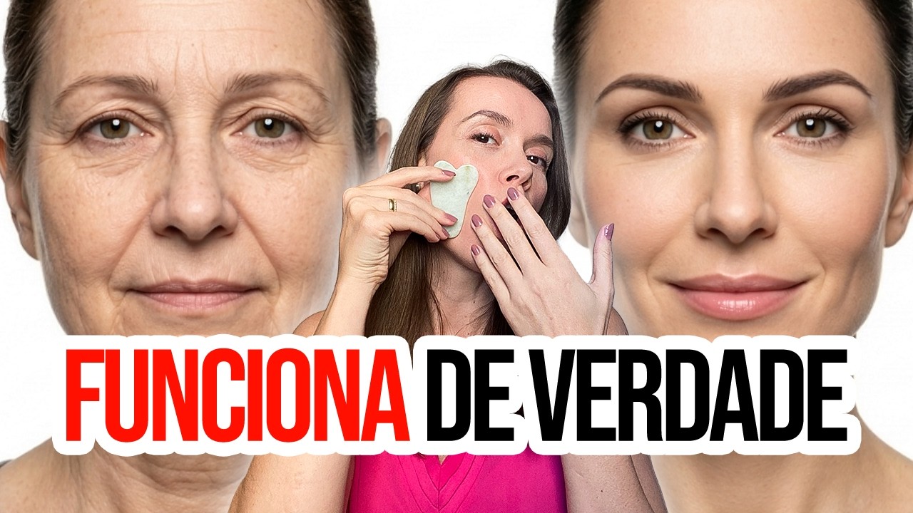 Massagem para FLACIDEZ FACIAL e ROSTO DERRETIDO que FUNCIONA de VERDADE! FAÇA AGORA