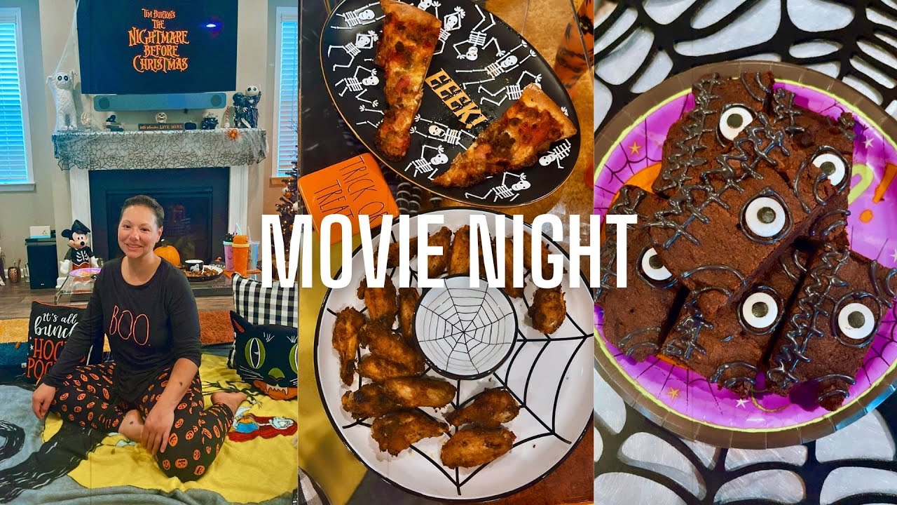 Halloween Movie Night Ideas|| Halloween Movie Night At Home