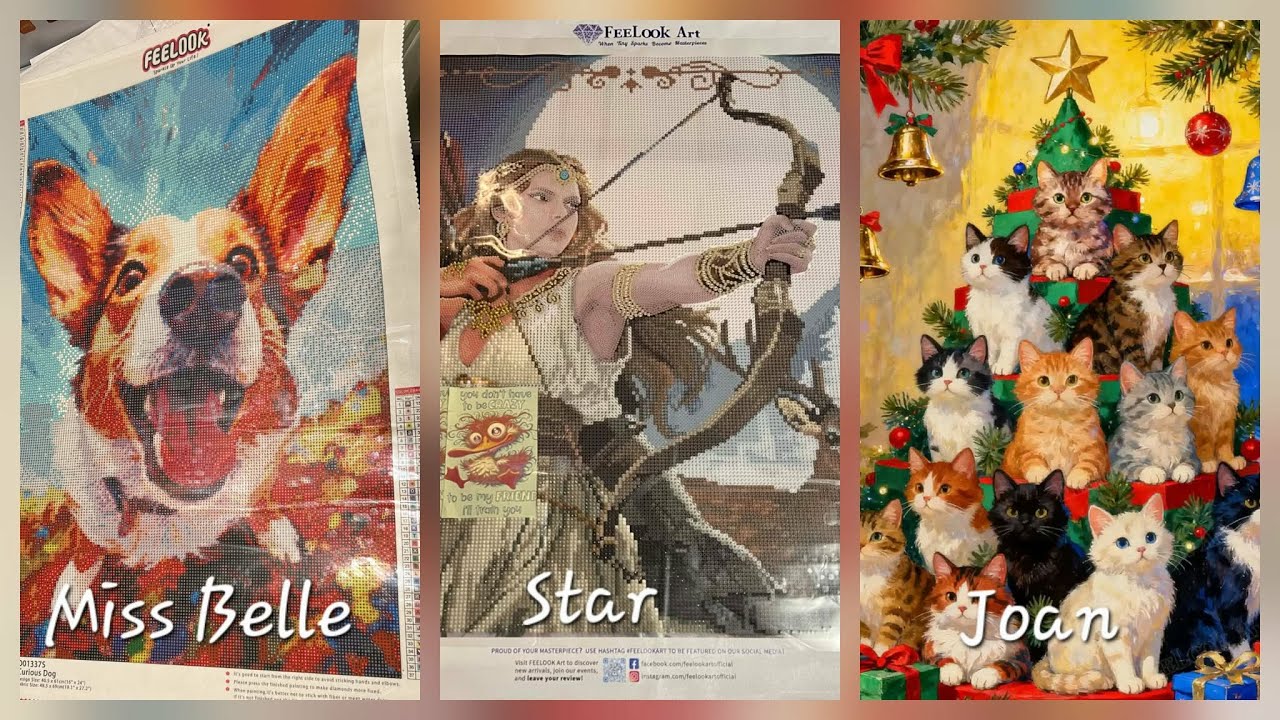 FEELOOK Friday Diamond Painting with guests: Star & Miss Belle & Autumn